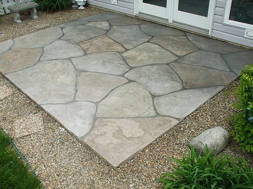 Flagstone Stamped Concrete | Winchester Virginia | Tailored Concrete Coatings