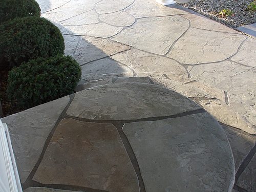 Flagstone Stamped Concrete | Leesburg Virginia | Tailored Concrete Coatings