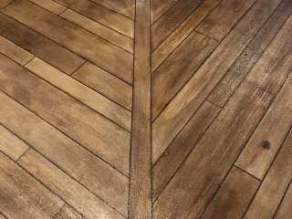 Rustic Concrete Wood | Lessburg Virginia | Tailored Concrete Coatings