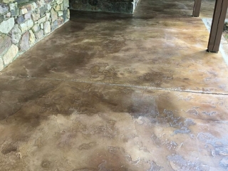 Tuscan Slate Concrete Overlay | Winchester Virginia | Tailored Concrete Coatings