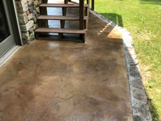 Tuscan Slate Concrete Overlay | Winchester Virginia | Tailored Concrete Coatings